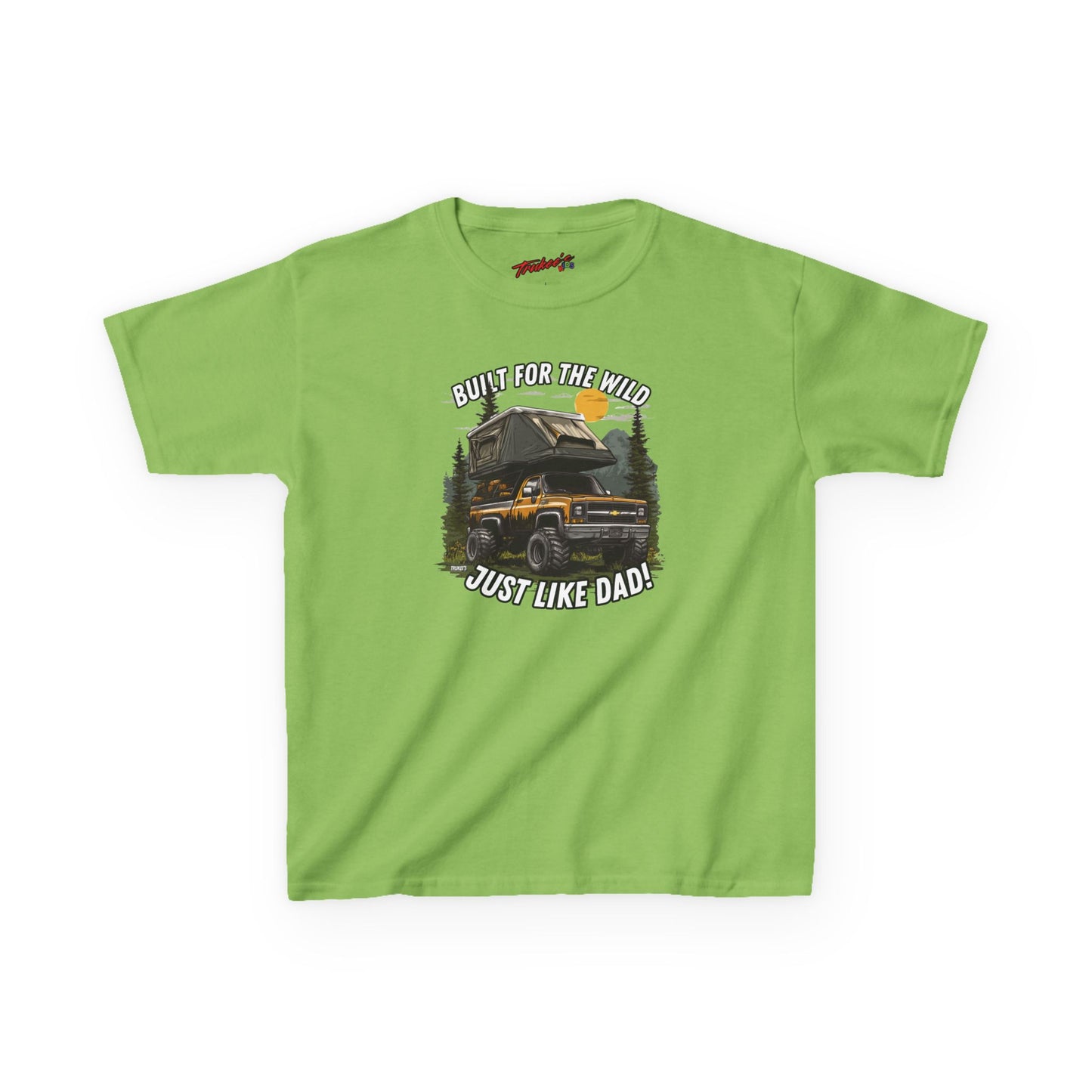 Built For The Wild...Just Like Dad! Monster Truck Graphic Tee