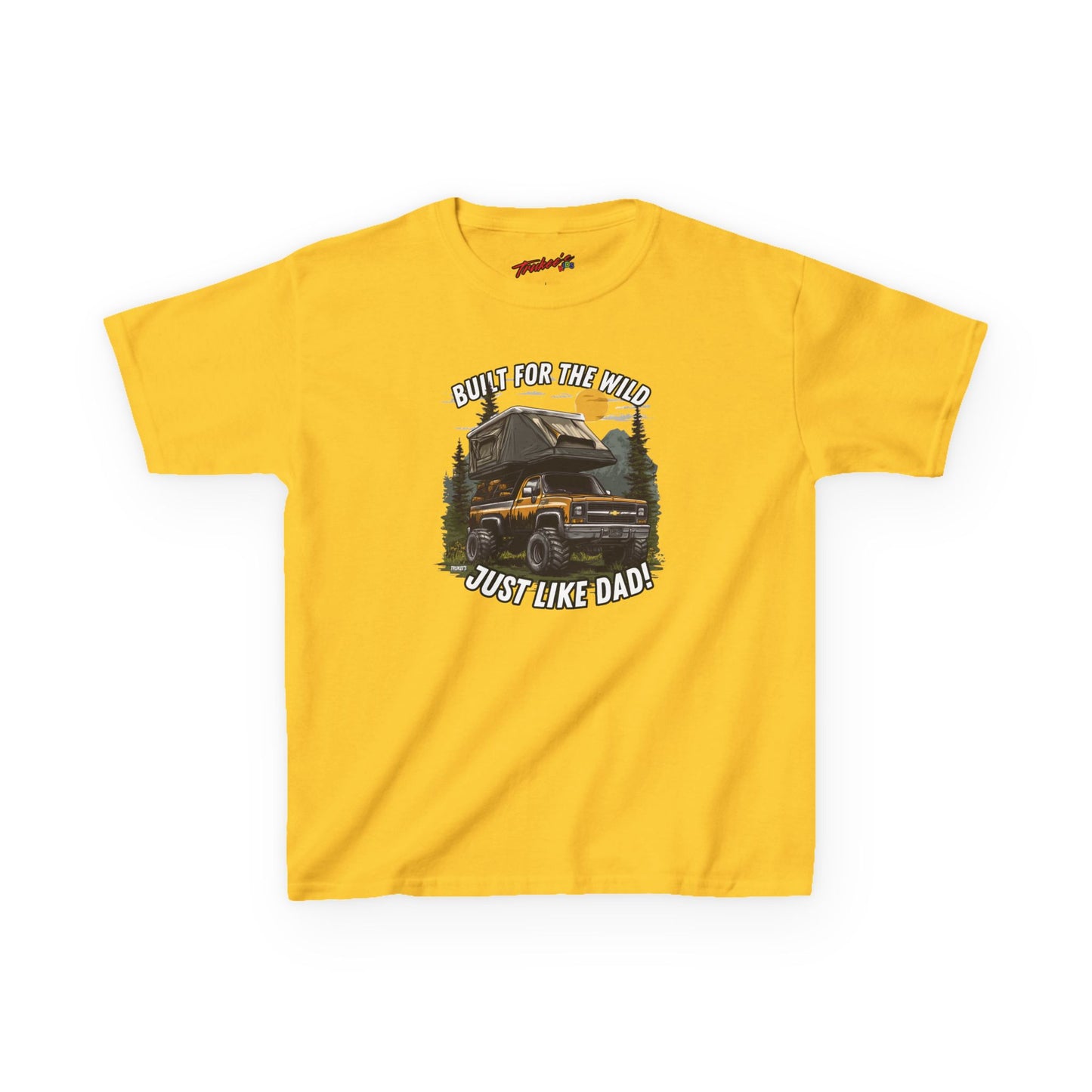 Built For The Wild...Just Like Dad! Monster Truck Graphic Tee