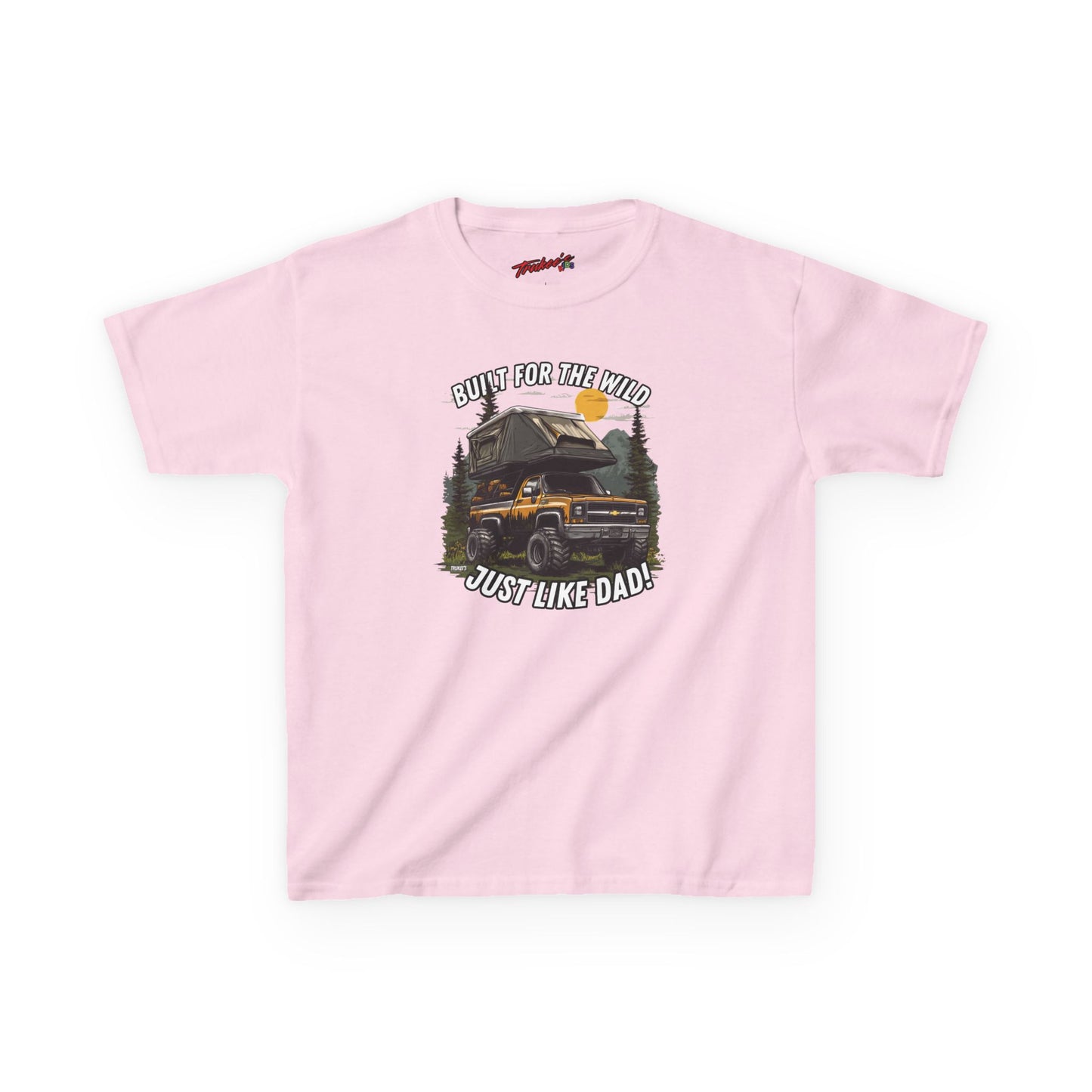 Built For The Wild...Just Like Dad! Monster Truck Graphic Tee