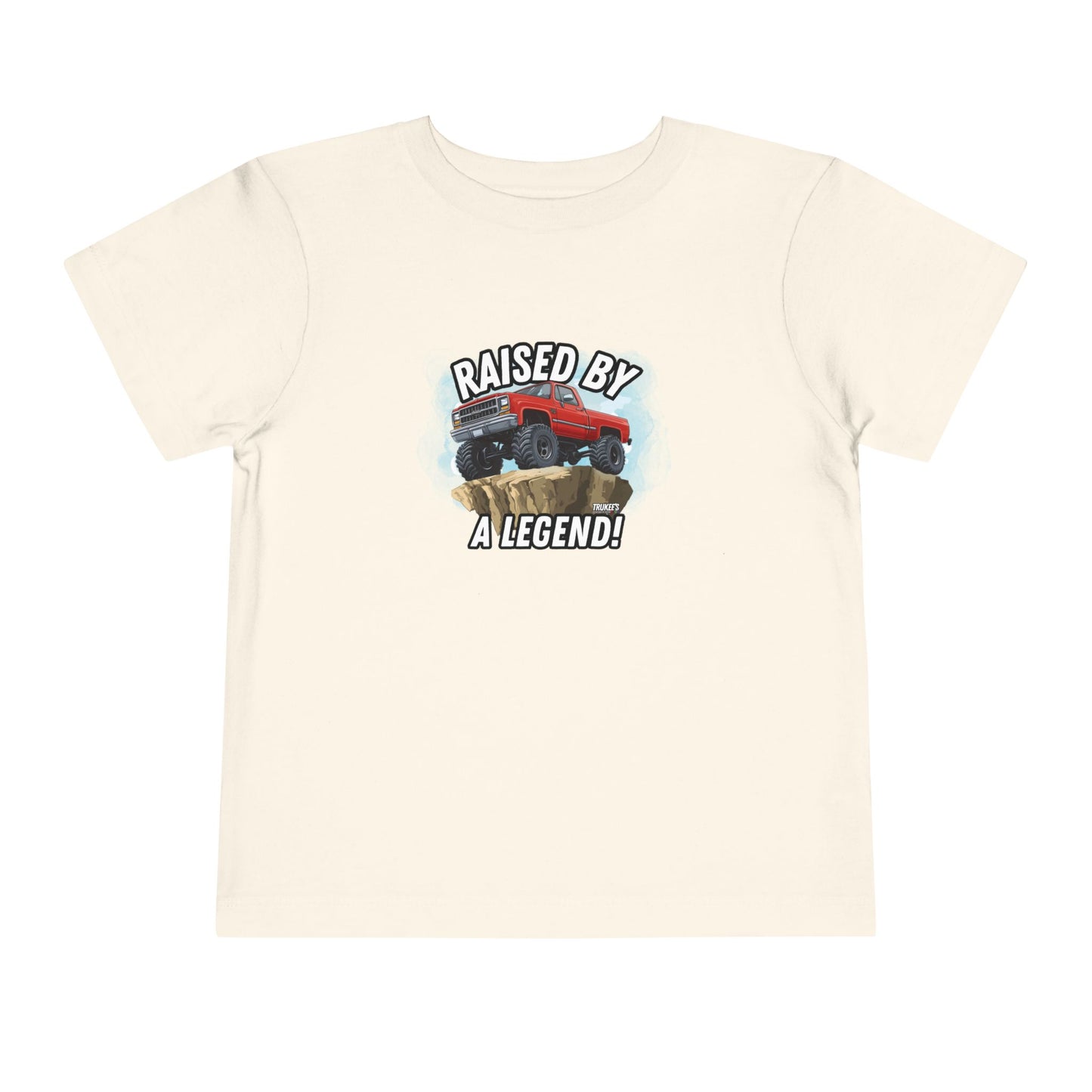Raised By A Legend! Monster Truck Graphic Tee