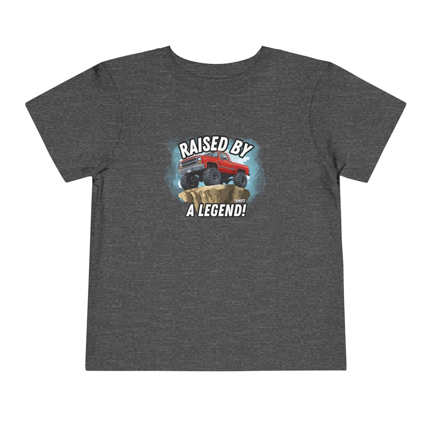 Raised By A Legend! Monster Truck Graphic Tee