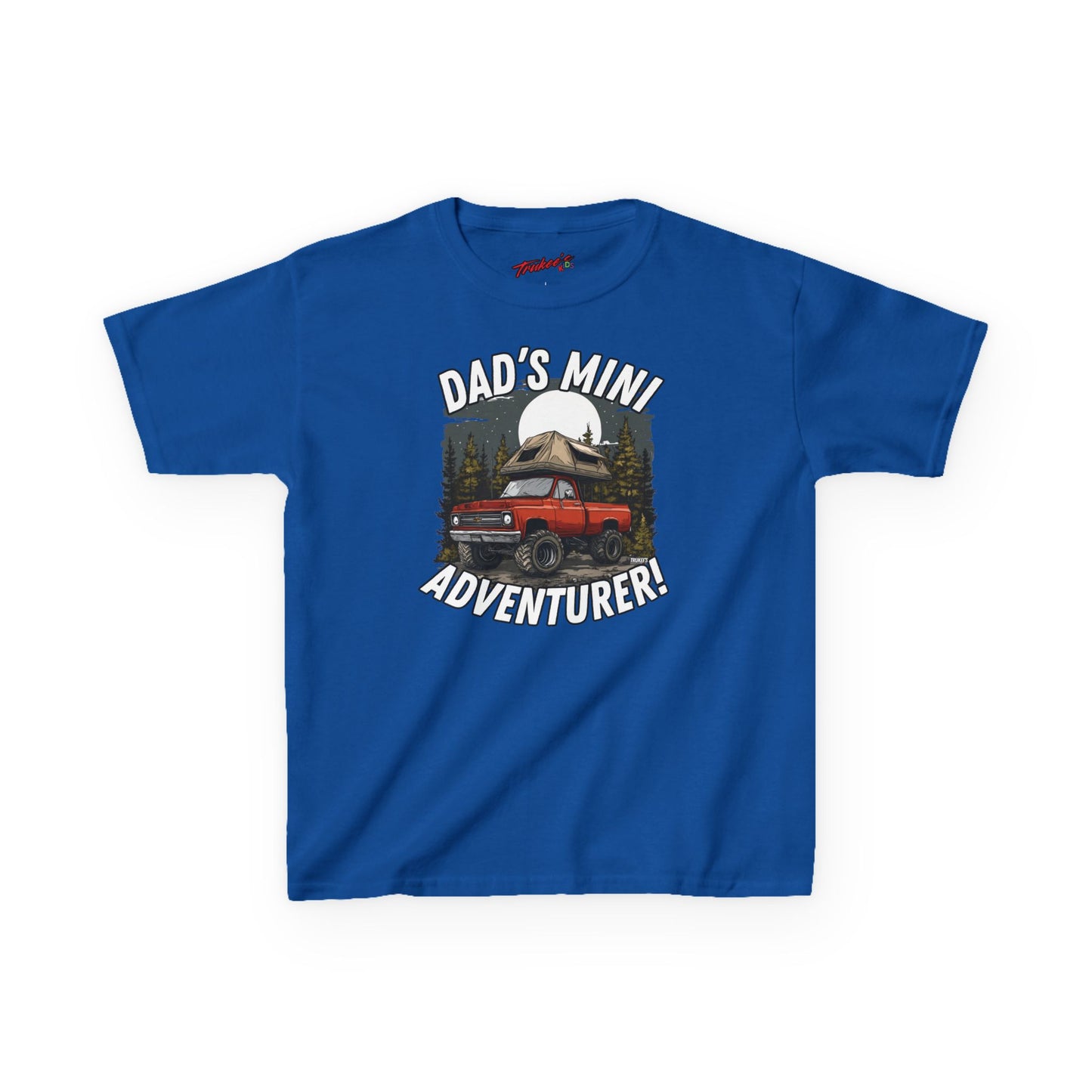 Dad's Mini Adventurer! Monster Truck Graphic Tee