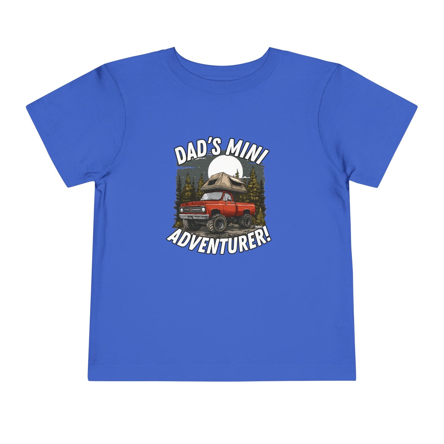 Dad's Mini Adventurer! Monster Truck Graphic Tee