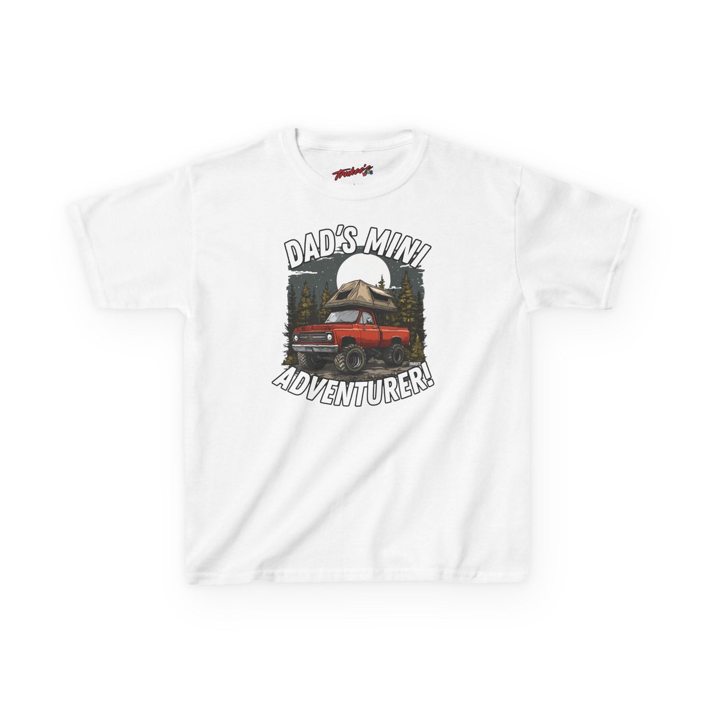 Dad's Mini Adventurer! Monster Truck Graphic Tee
