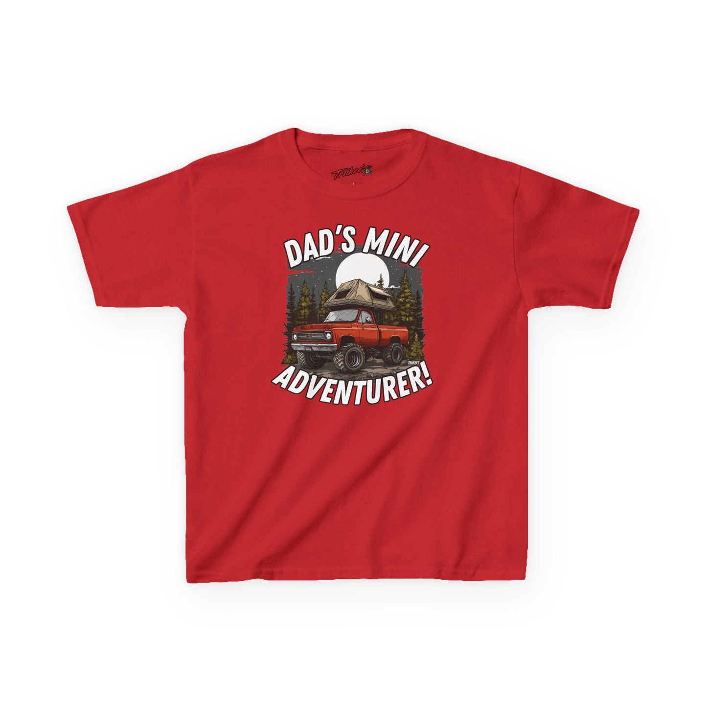 Dad's Mini Adventurer! Monster Truck Graphic Tee