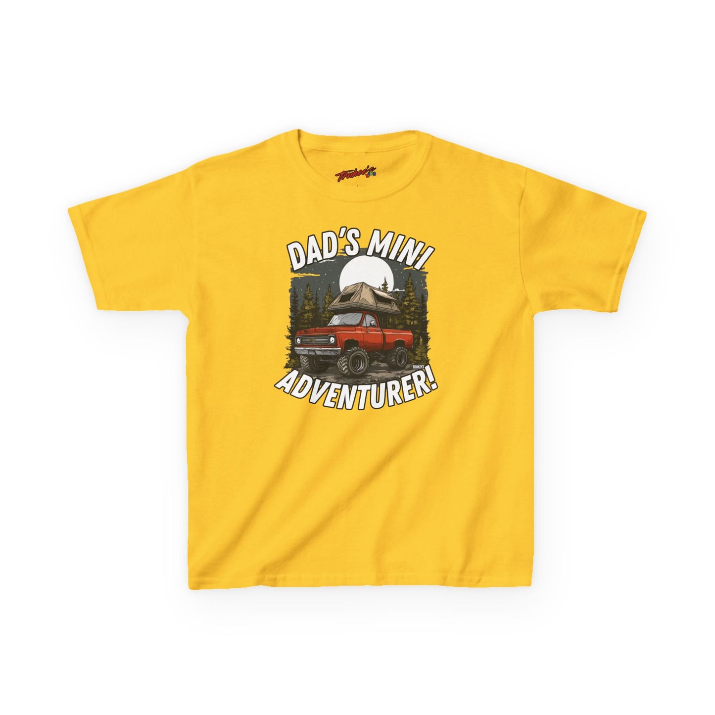Dad's Mini Adventurer! Monster Truck Graphic Tee
