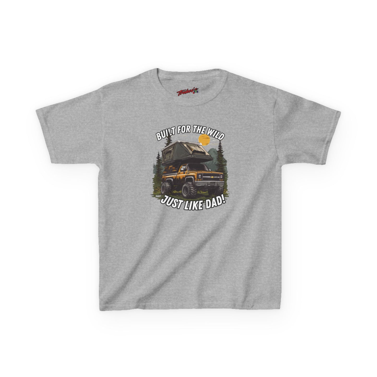 Built For The Wild...Just Like Dad! Monster Truck Graphic Tee