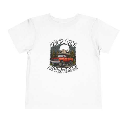 Dad's Mini Adventurer! Monster Truck Graphic Tee