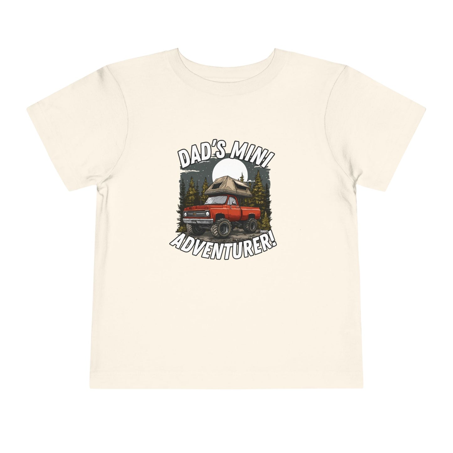 Dad's Mini Adventurer! Monster Truck Graphic Tee