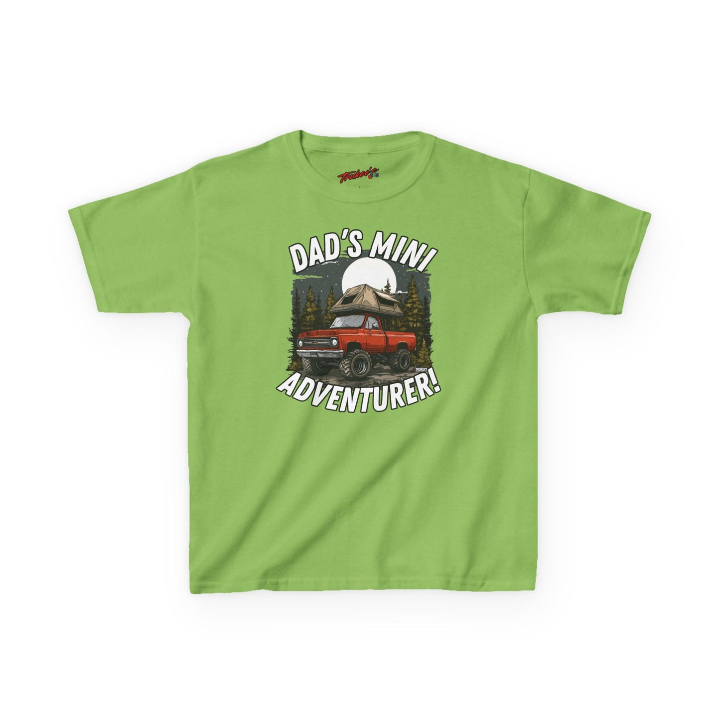 Dad's Mini Adventurer! Monster Truck Graphic Tee