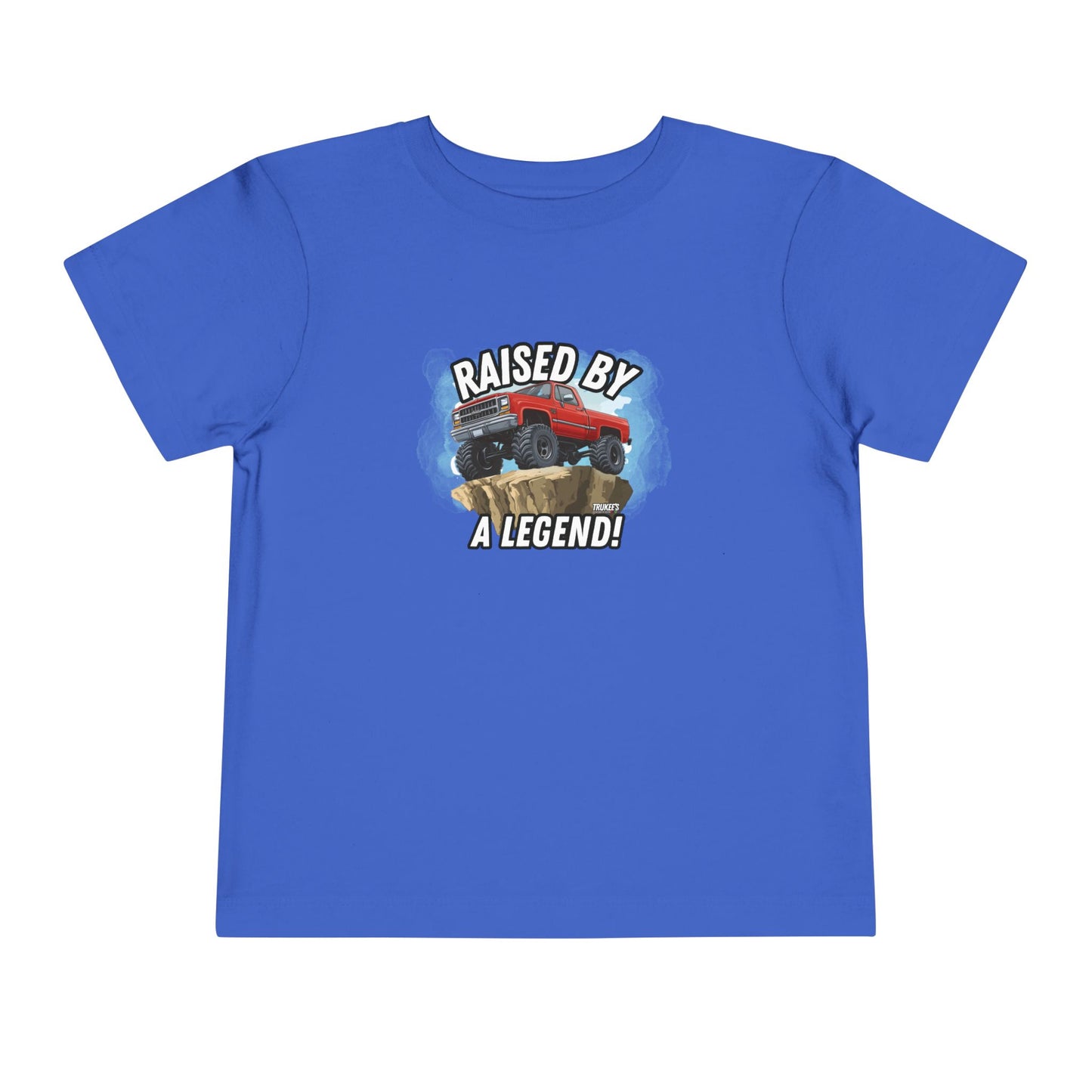 Raised By A Legend! Monster Truck Graphic Tee