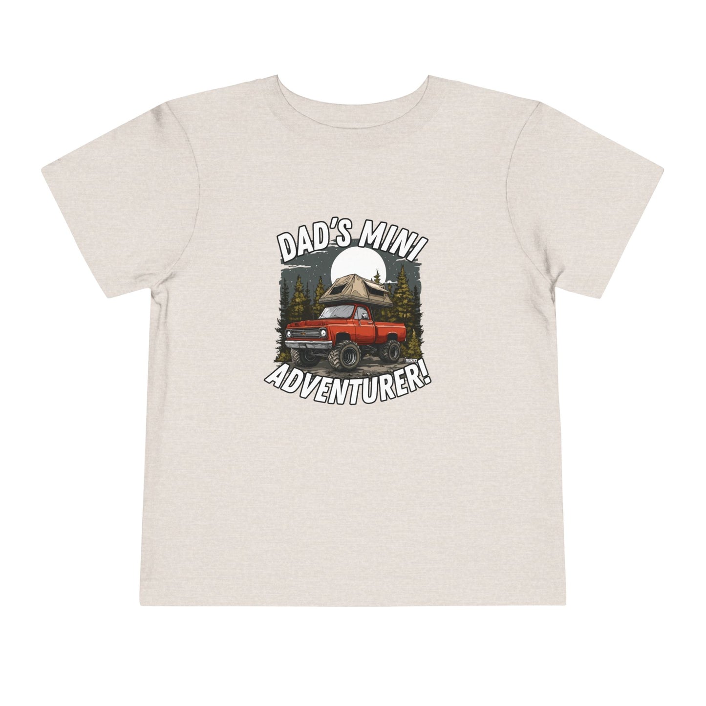 Dad's Mini Adventurer! Monster Truck Graphic Tee