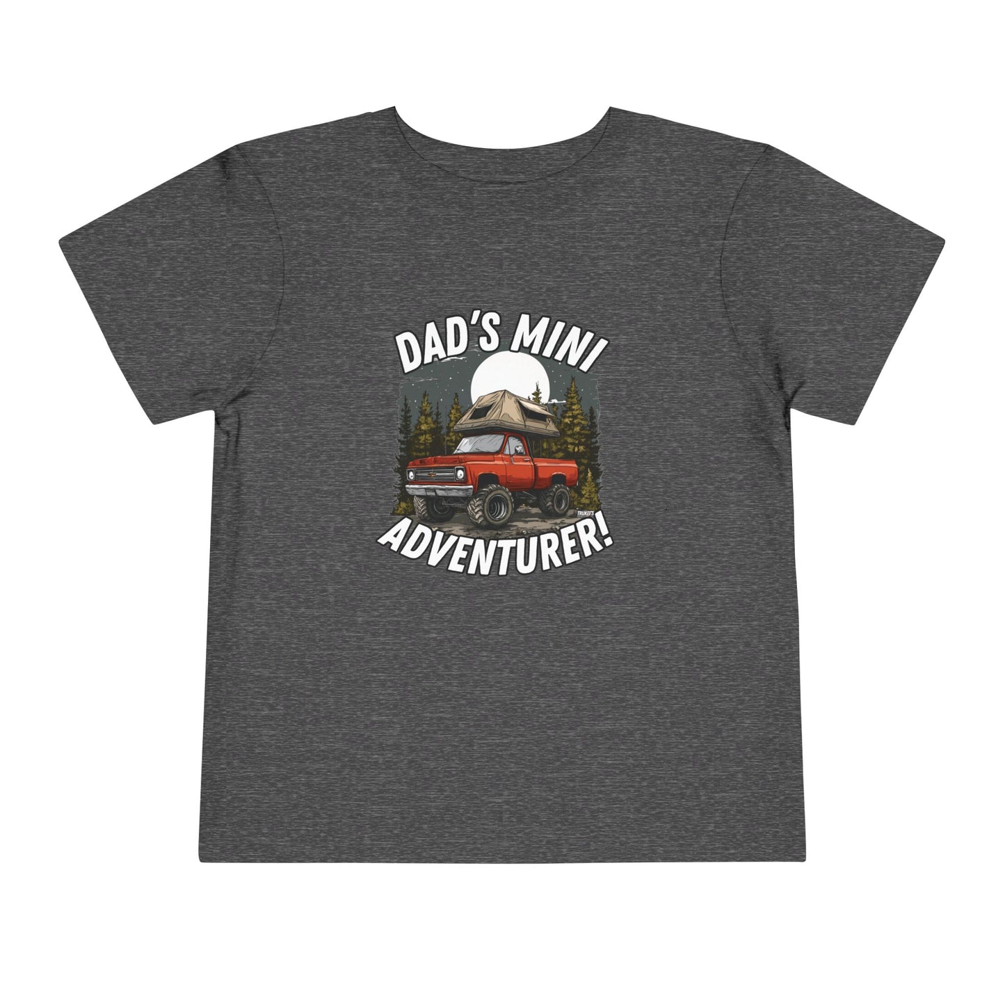 Dad's Mini Adventurer! Monster Truck Graphic Tee