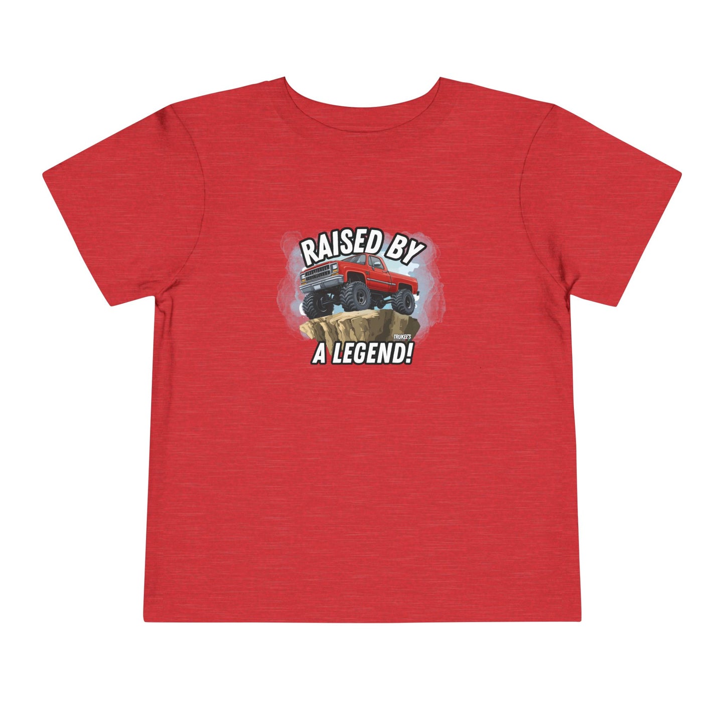 Raised By A Legend! Monster Truck Graphic Tee