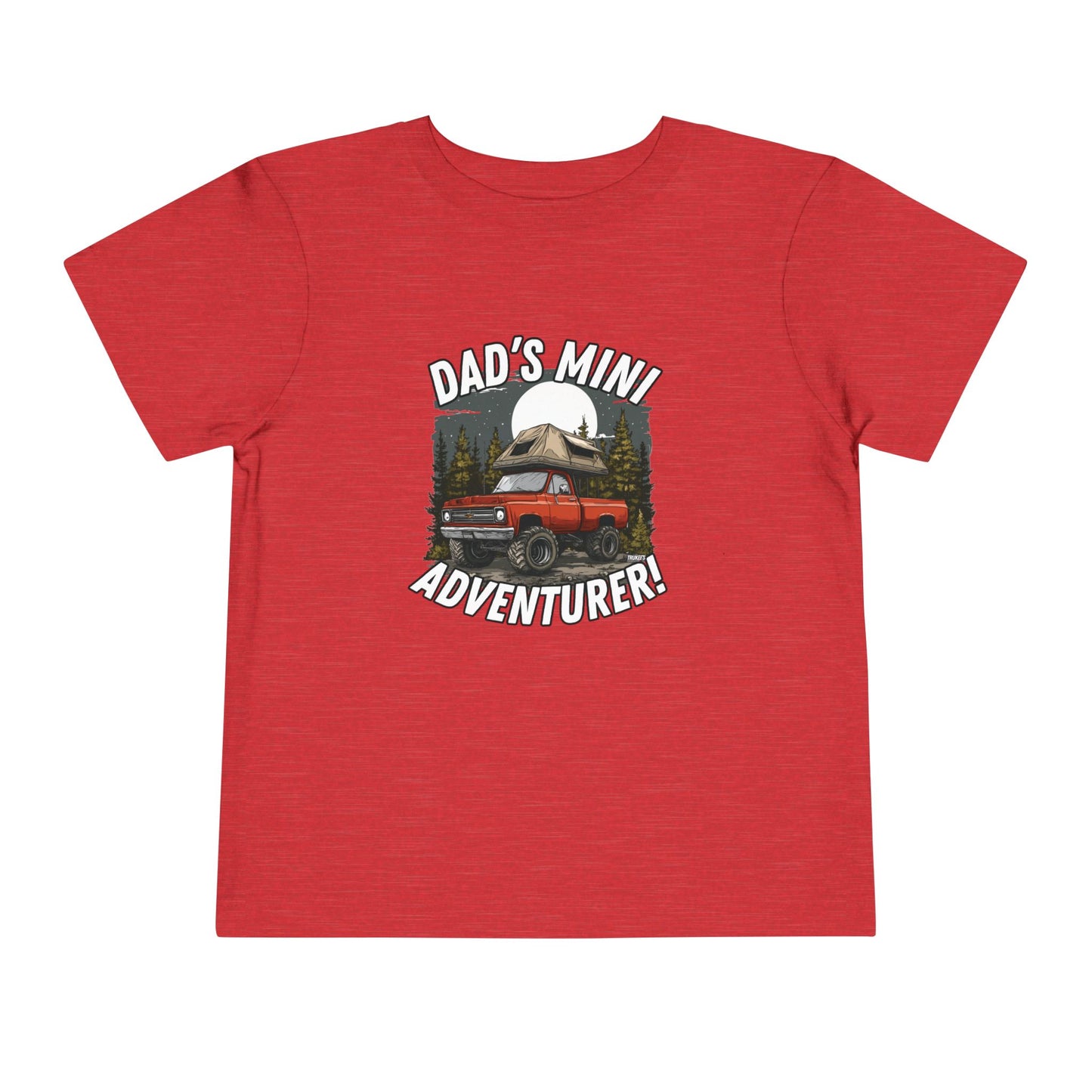 Dad's Mini Adventurer! Monster Truck Graphic Tee