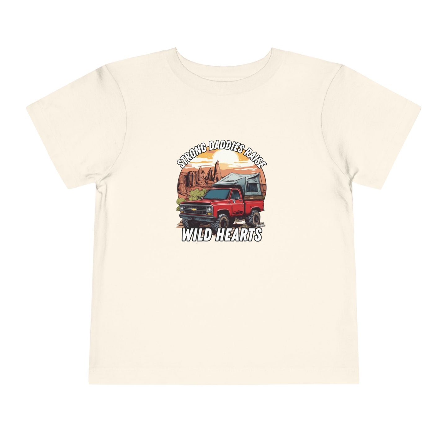 Strong Daddies, Raise Wild Hearts! Monster Truck Graphic Tee