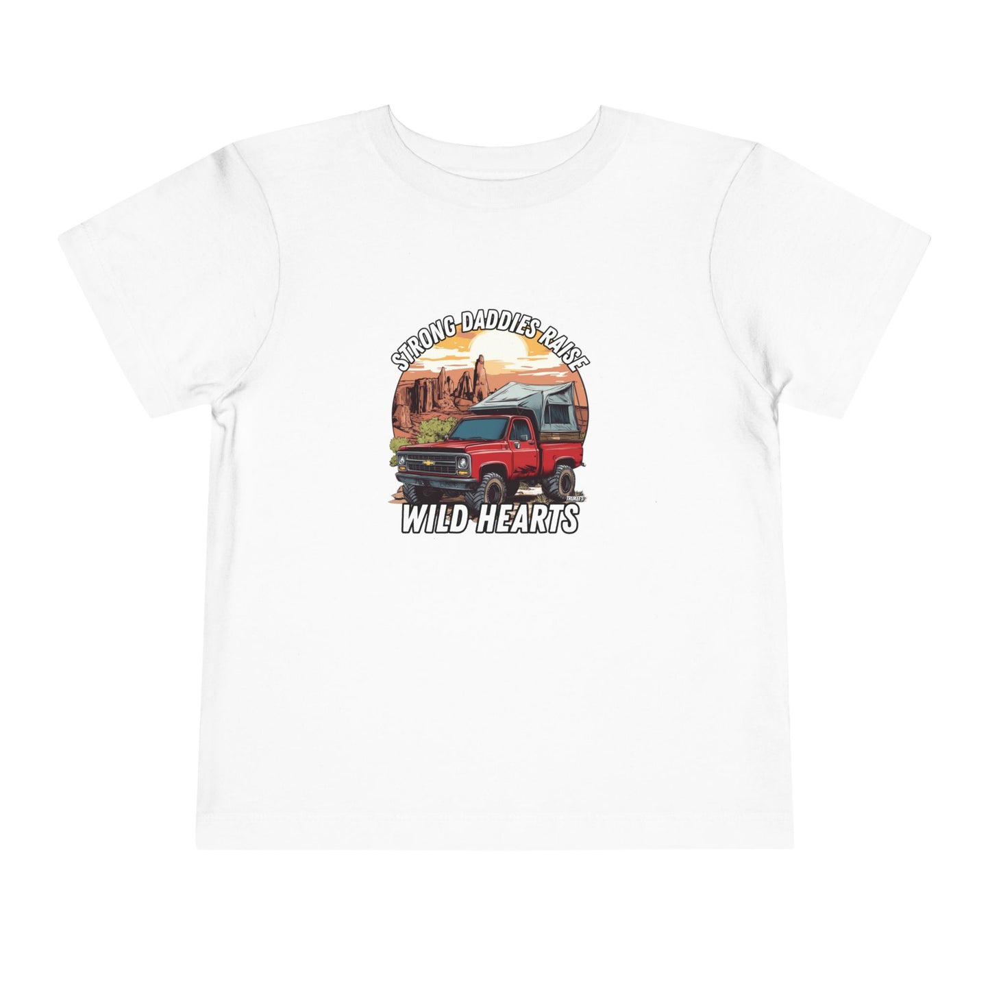 Strong Daddies, Raise Wild Hearts! Monster Truck Graphic Tee