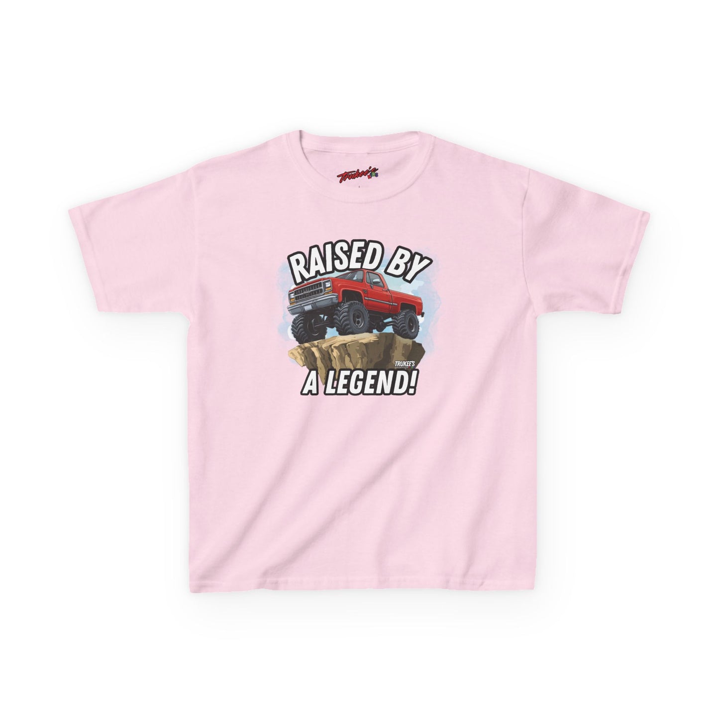 Raised By A Legend! Monster Truck Graphic Tee