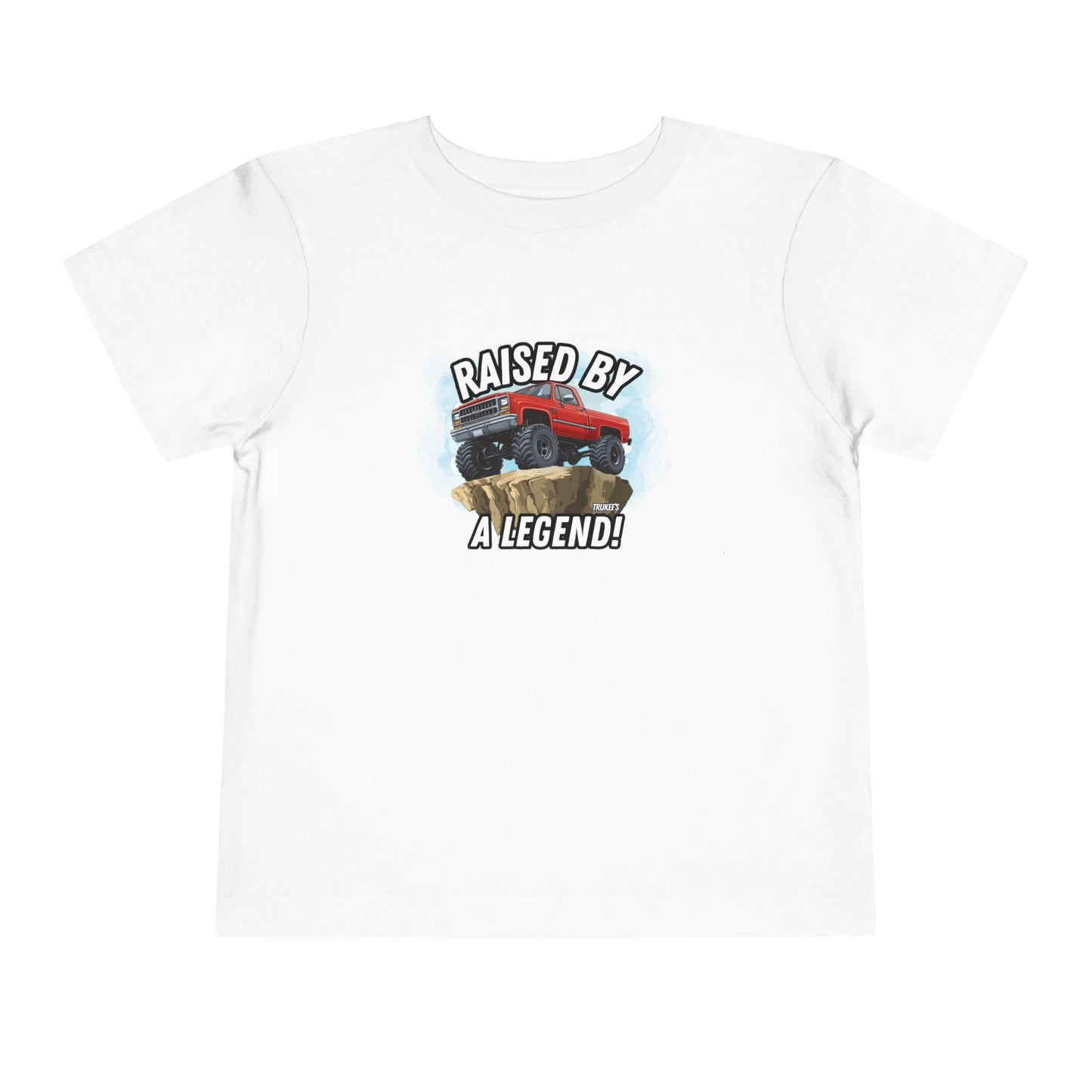 Raised By A Legend! Monster Truck Graphic Tee