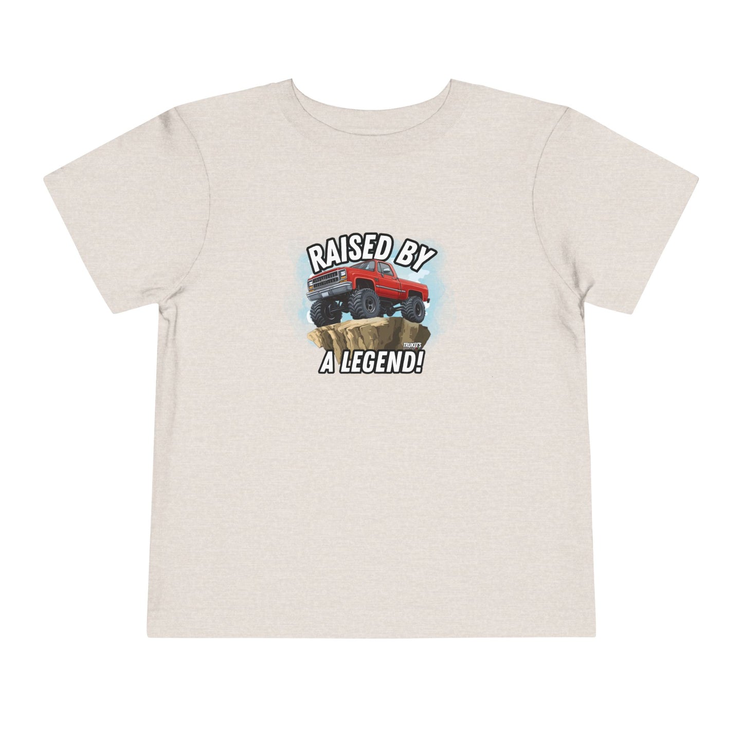 Raised By A Legend! Monster Truck Graphic Tee
