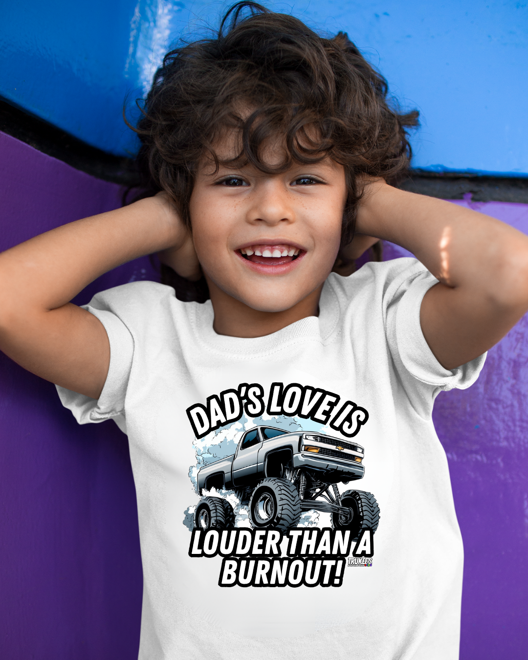 Louder Than A Burnout! Monster Truck Graphic Tee