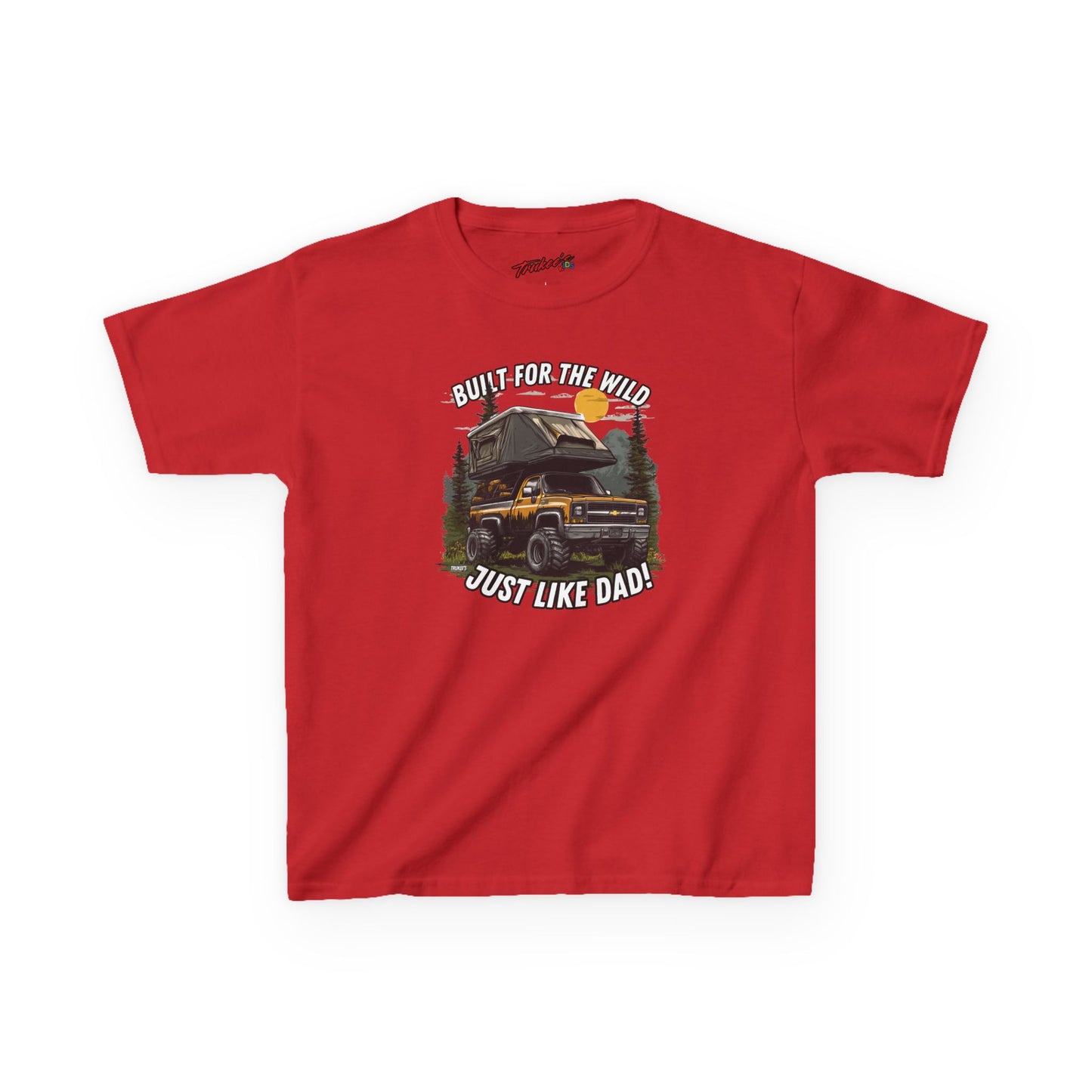 Built For The Wild...Just Like Dad! Monster Truck Graphic Tee