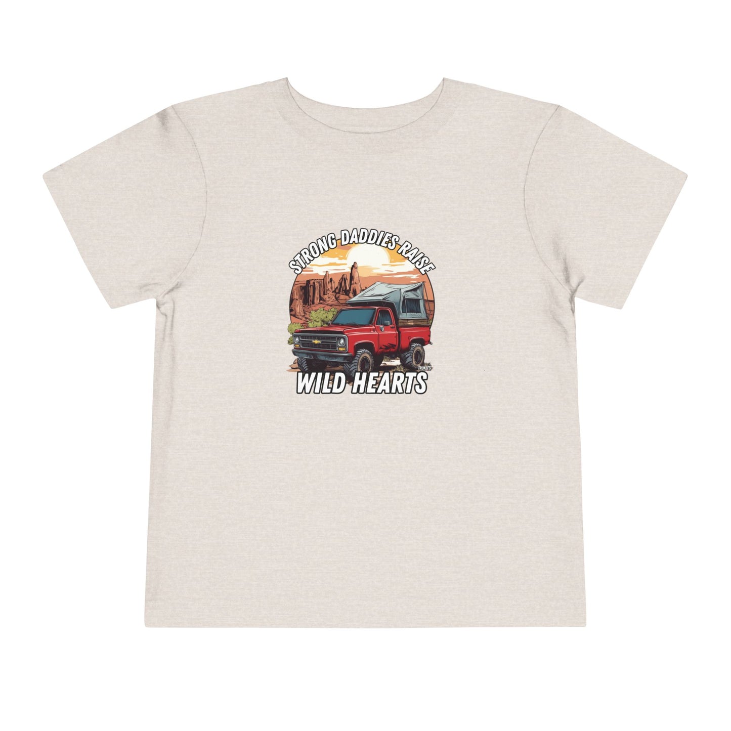 Strong Daddies, Raise Wild Hearts! Monster Truck Graphic Tee