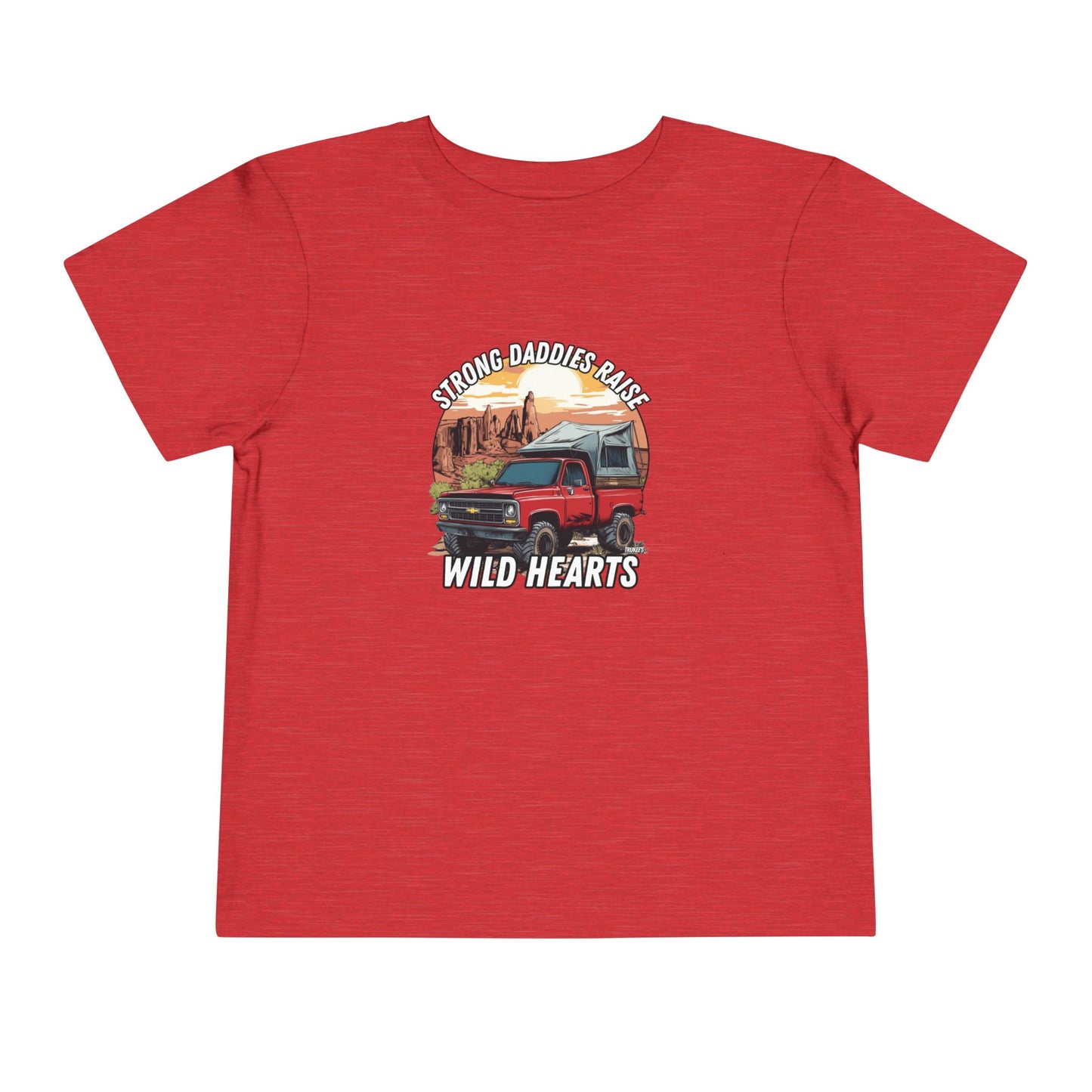 Strong Daddies, Raise Wild Hearts! Monster Truck Graphic Tee