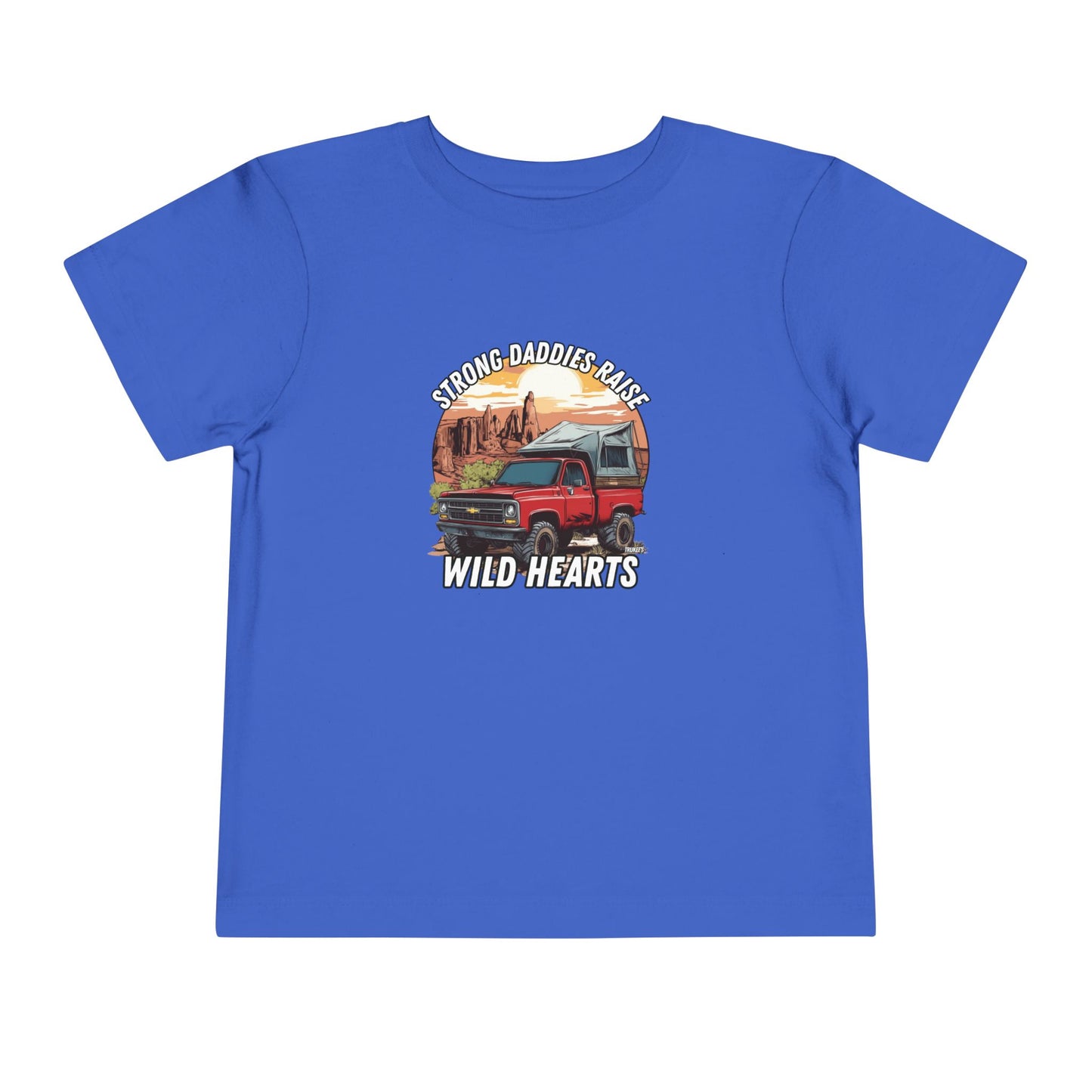 Strong Daddies, Raise Wild Hearts! Monster Truck Graphic Tee