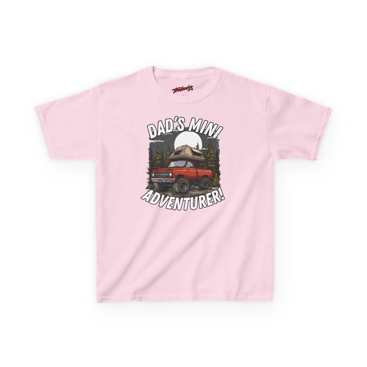 Dad's Mini Adventurer! Monster Truck Graphic Tee