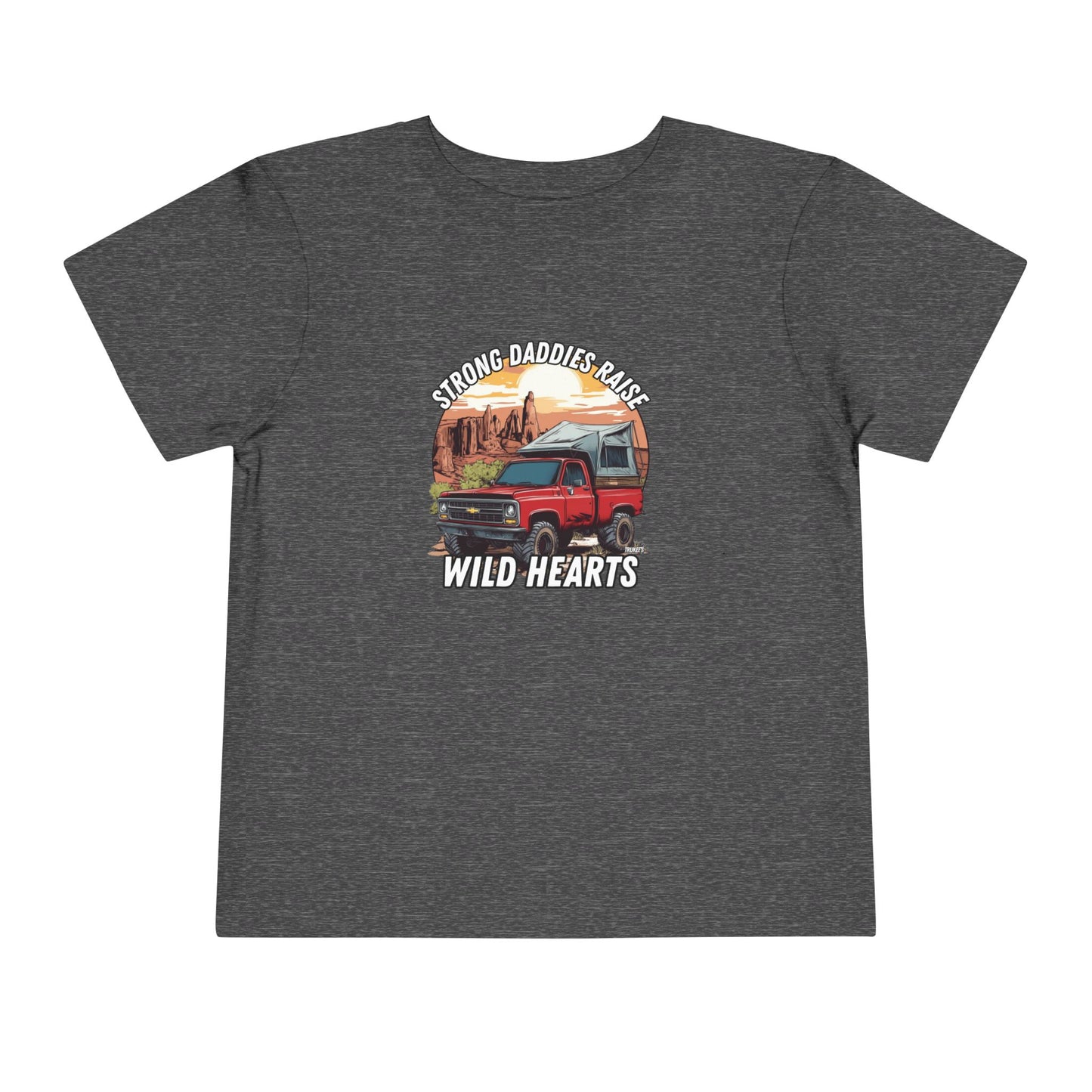 Strong Daddies, Raise Wild Hearts! Monster Truck Graphic Tee